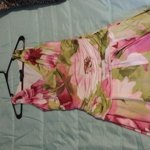 NWT Karen Kane Lifestyle Apple Blossom Sleeveless Dress Size L